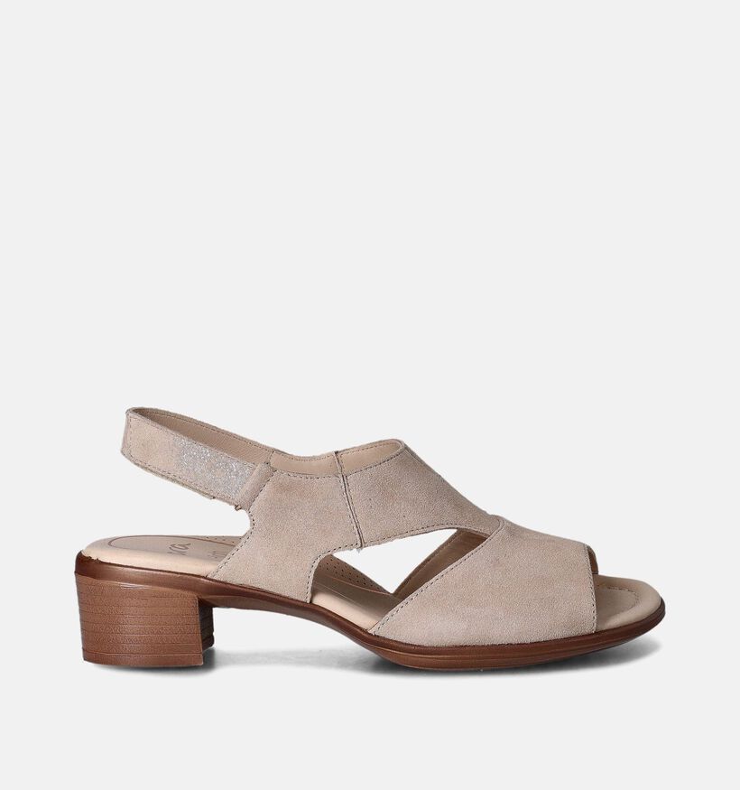 Ara Lugano High Soft Beige Sandalen voor dames (355206)