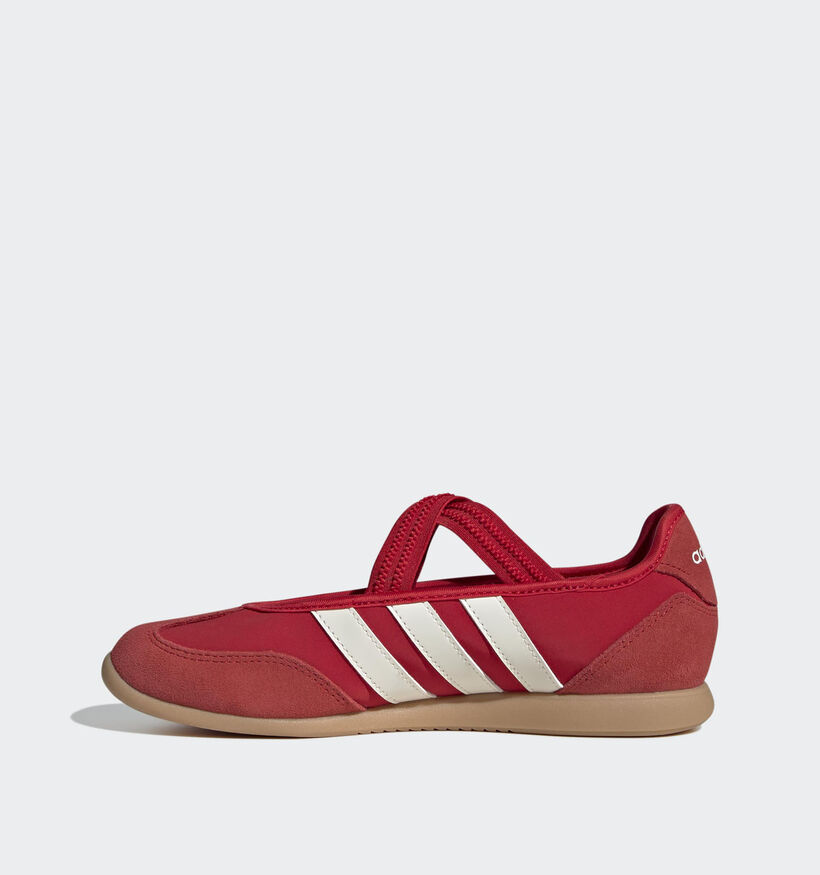 adidas Barreda Mary Jane Ballerines en Rouge pour femmes (372543) - pour semelles orthop&eacute;diques
