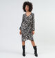 Vila Laya Zwarte Midi-jurk voor dames (346106)
