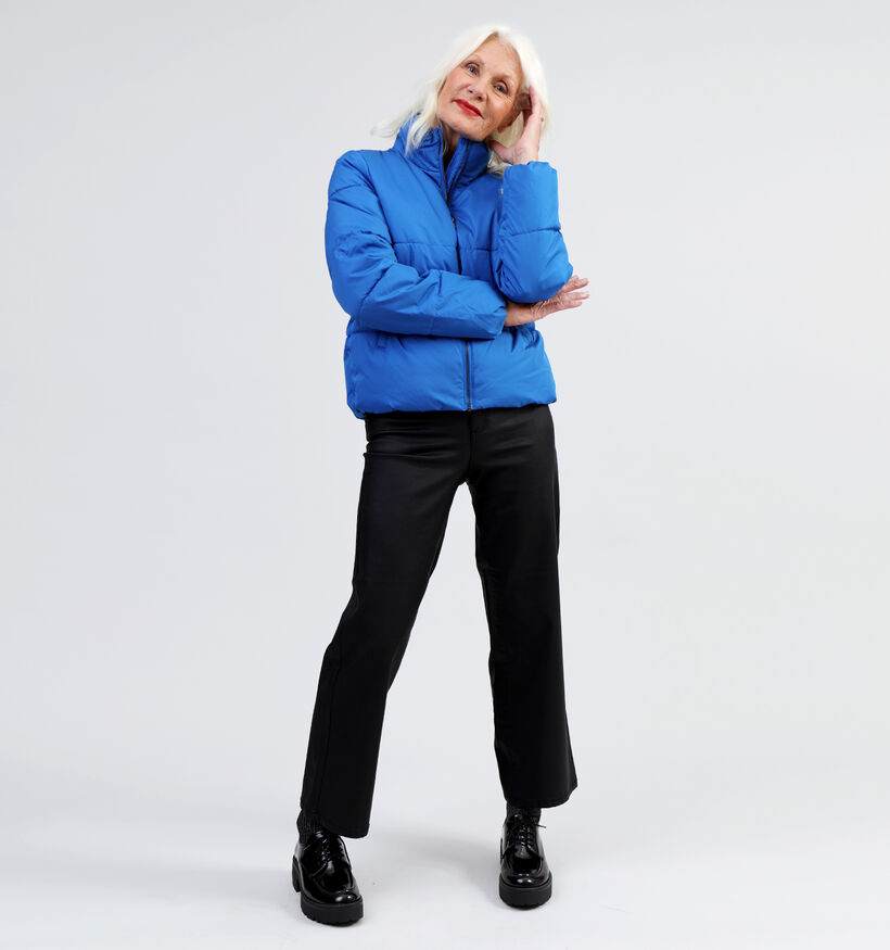 Vila Tate Blauwe Puffer jas voor dames (328866)