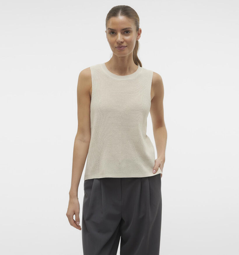 Vero Moda Newlex Débardeur en Beige pour femmes (337287)