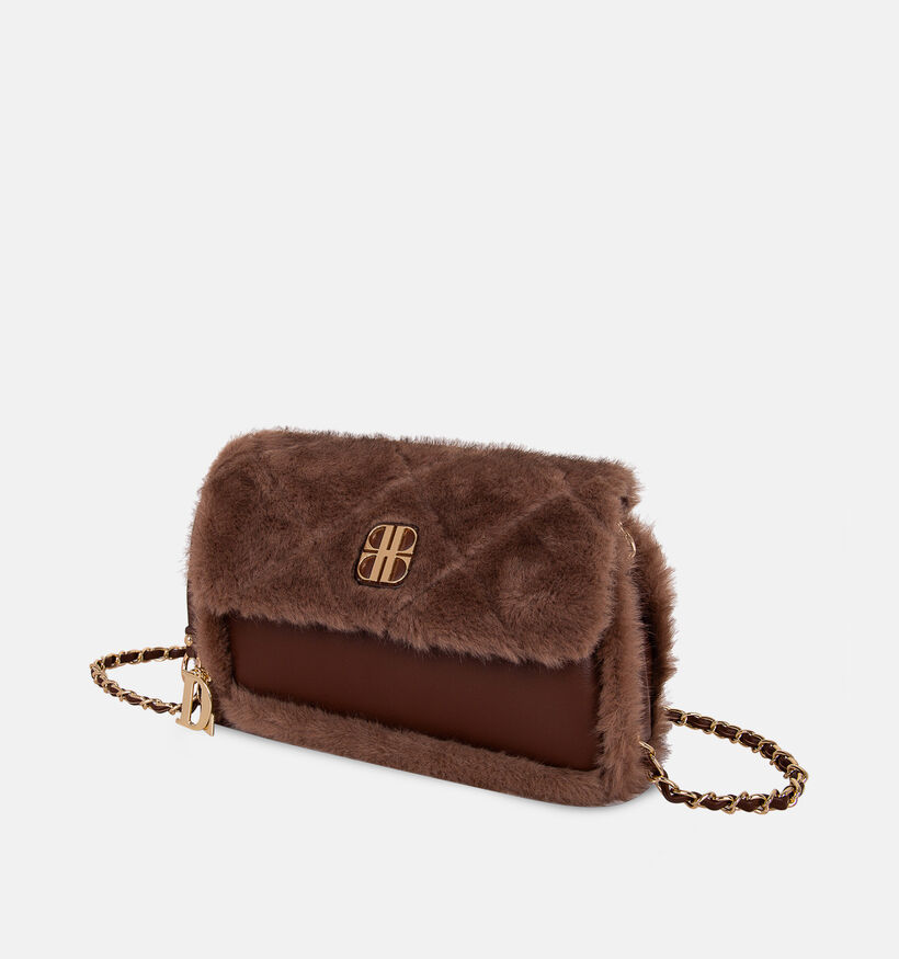 Laurent David Bruine Crossbodytas voor dames (381489)