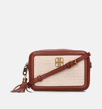 Laurent David Crossbody tassen Cognac