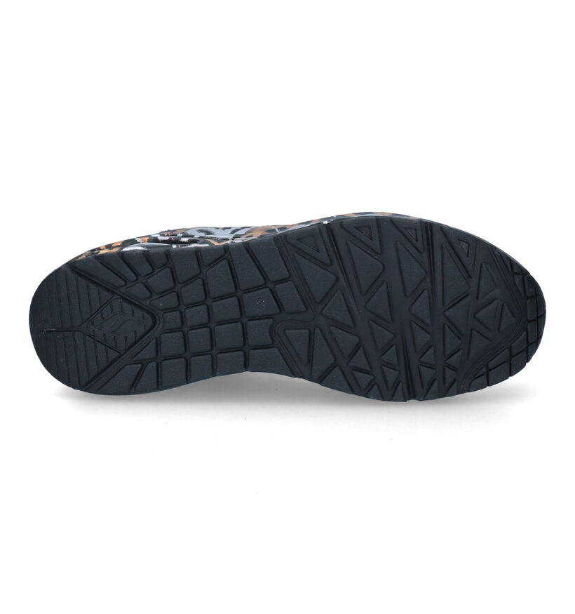 Skechers Uno Metallic Baskets en Noir pour femmes (328048)