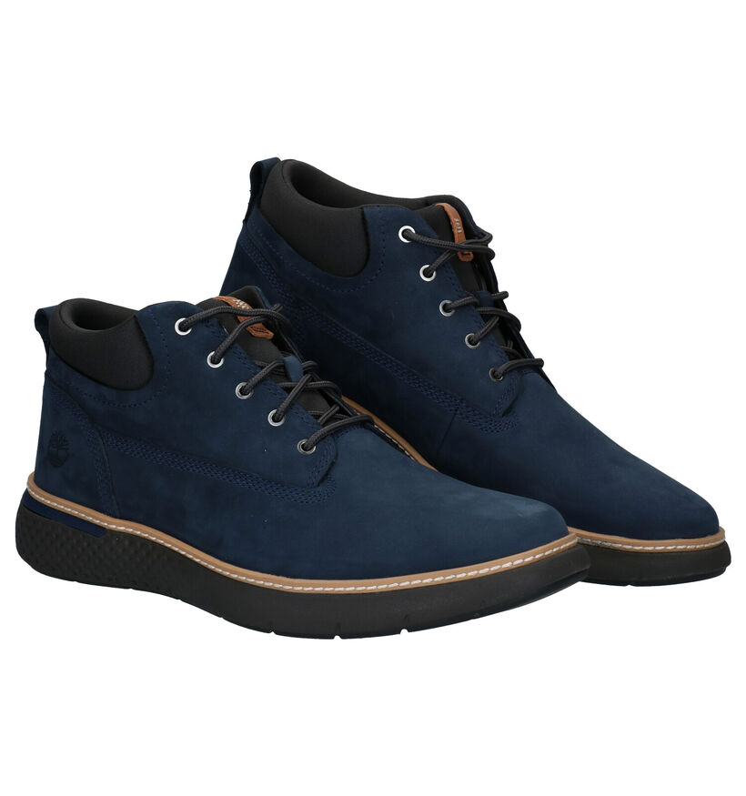 Timberland Cross Mark PT Chukka Bottines en Bleu pour hommes (330917)