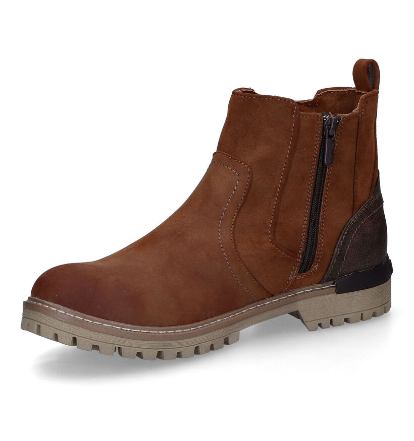 Mustang Cognac Boots voor heren (313565)