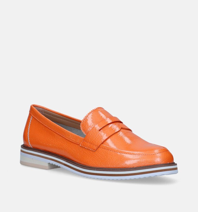 Regarde Le Ciel Dalma-02 Oranje Loafers voor dames (341235)