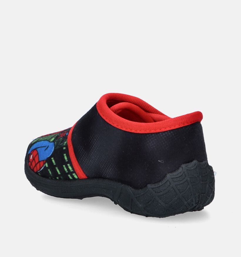 Spiderman Pantoufles fermées en Noir pour garçons (347216)