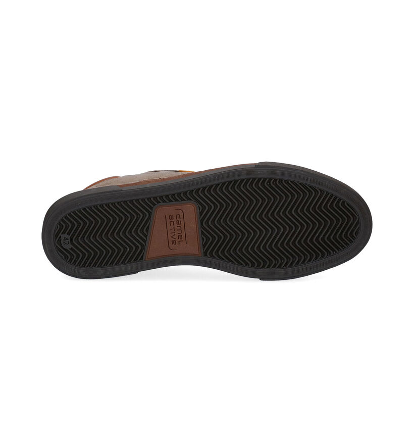 Camel Active Bayland Kaki Hoge Schoenen in daim (296700)