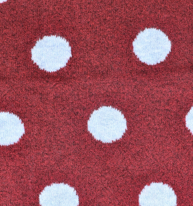 Laurent David Bordeaux/Lichtblauw Sjaal voor dames (382905)