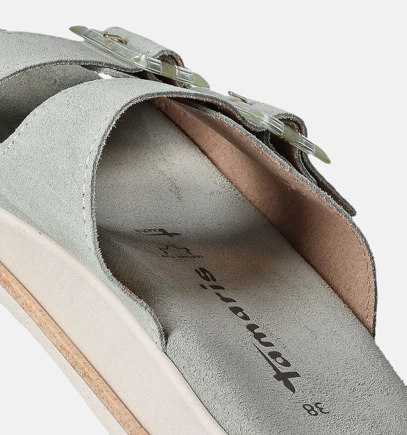 Tamaris Groene Platte slippers voor dames (354344)