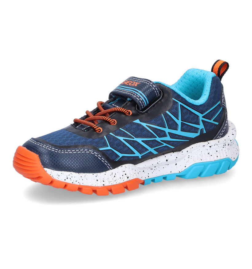 Geox Tuono Blauwe Sneakers in kunstleer (311039)