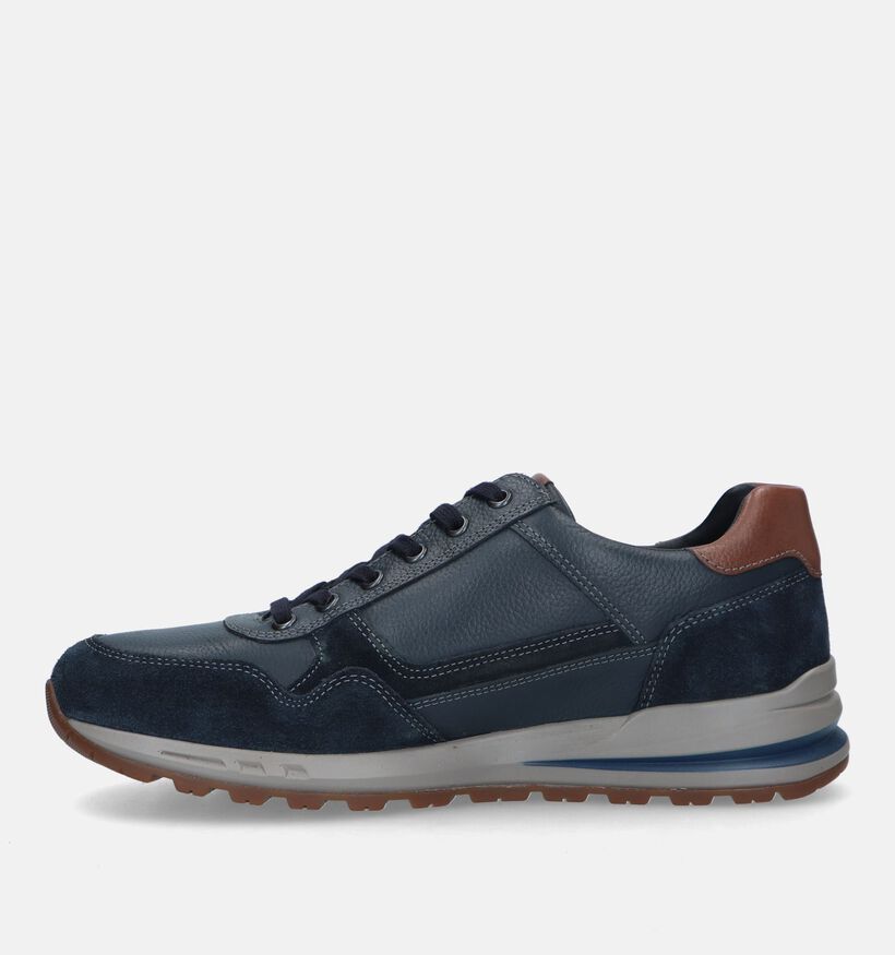Mephisto Bradley Velsport Blauwe Veterschoenen voor heren (345986) - geschikt voor steunzolen