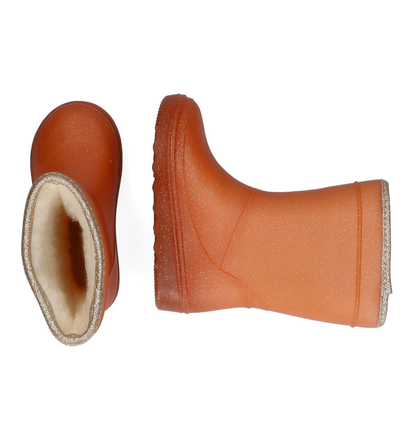 Enfant Bottes de pluie en Orange pour filles (297698)