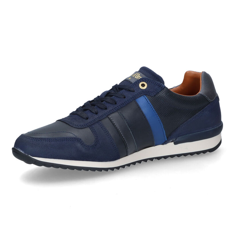 Pantofola d'Oro Rizza Blauwe Veterschoenen voor heren (315345) - geschikt voor steunzolen