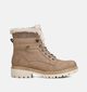 Remonte Bruine Winterboots met Veter en Rits voor dames (379852) - geschikt voor steunzolen