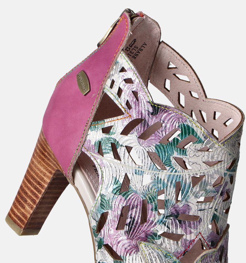 Laura Vita Albane Escarpins peeptoe en Rose pour femmes (356717)