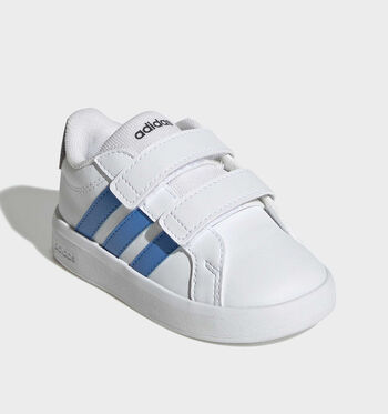 adidas Grand Court Baskets ftwr white/ Lucid Ray Blue/ Aurora Onix