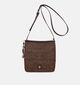 Laurent David Donkerbruine Crossbodytas voor dames (373973)