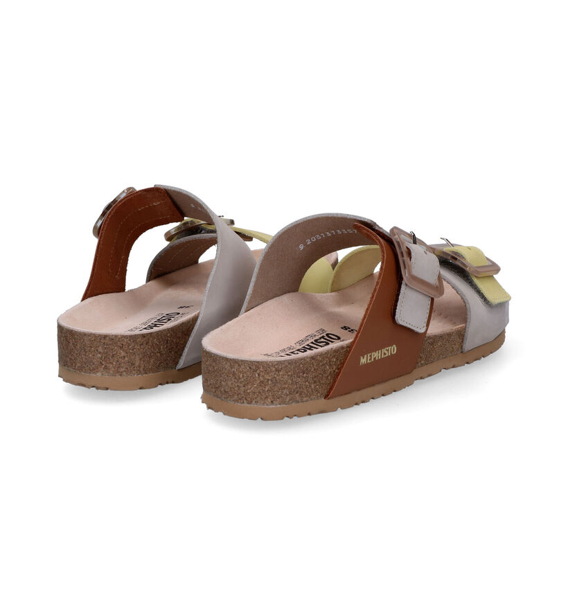 Mephisto Madison Beige Slippers in nubuck (307024)