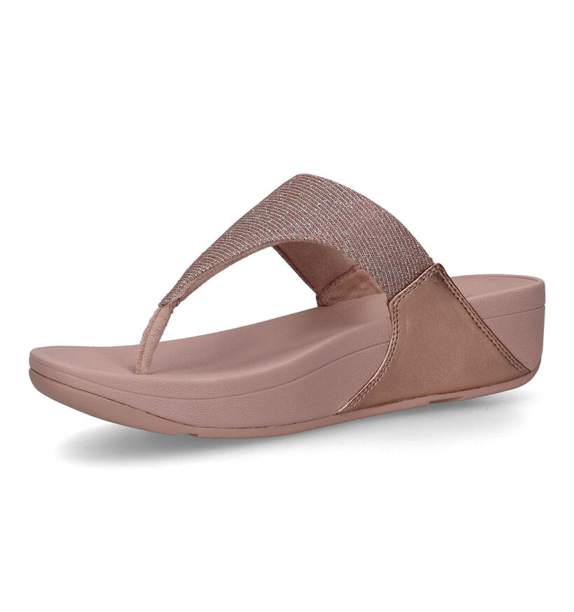 FitFlop Lulu Toepost Tongs en Noir pour femmes (353816)
