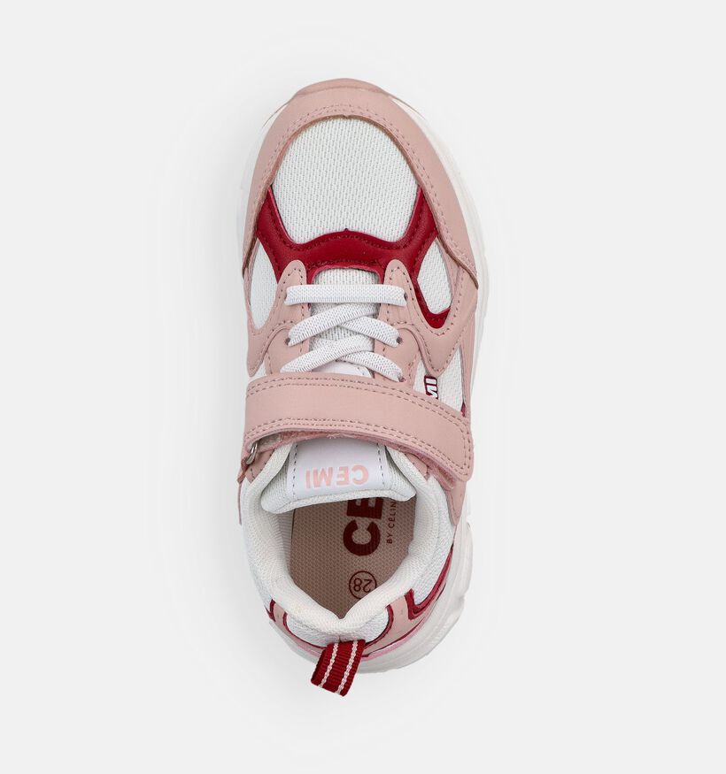 CEMI Baskets en Rose/Bordeaux pour filles (370743)