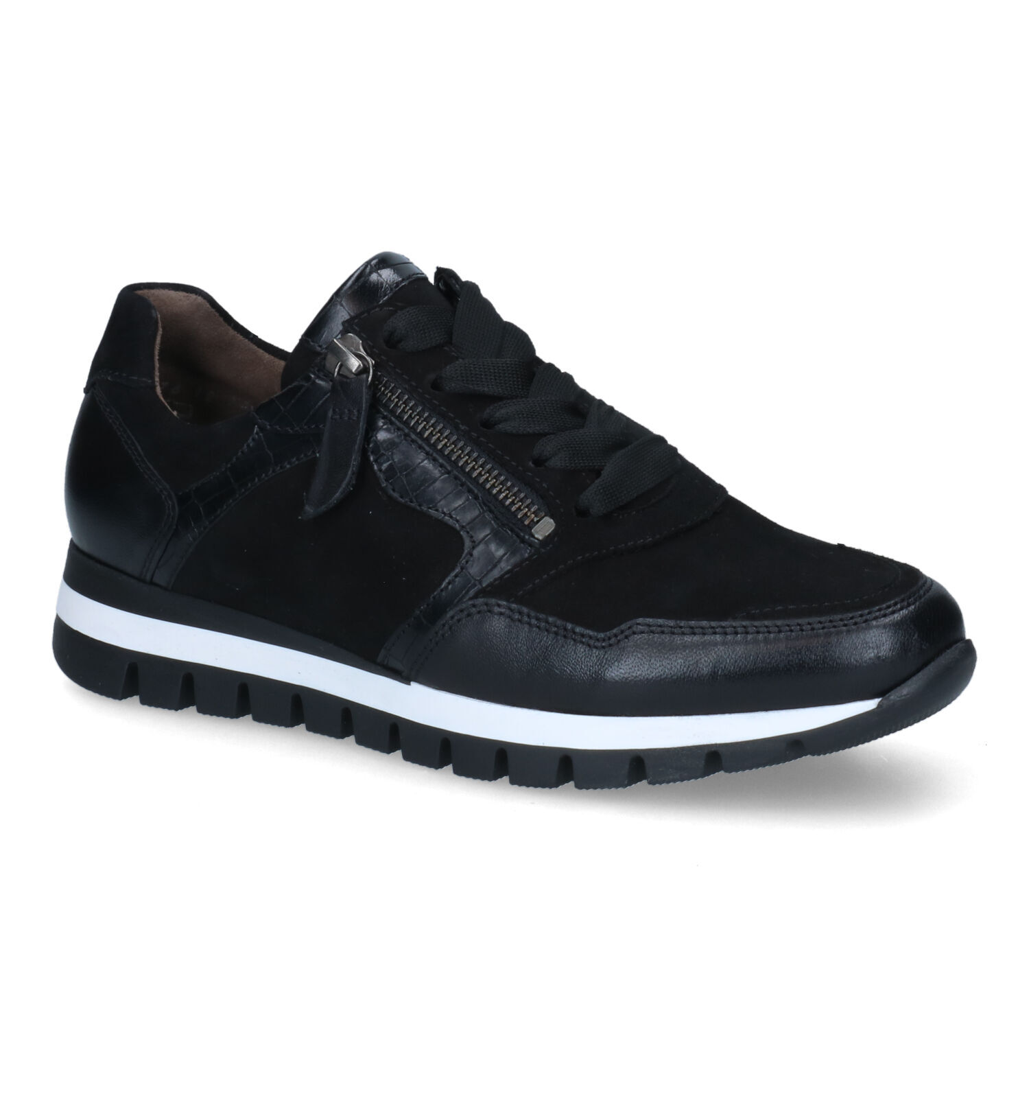 Gabor zwarte sales sneakers