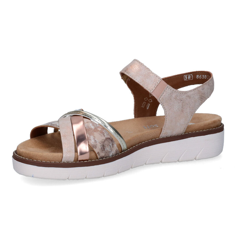 Remonte Gouden Sandalen voor dames (323556) - geschikt voor steunzolen