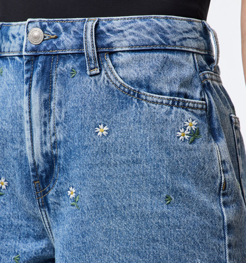 Pieces Sky Short en jeans en Bleu pour femmes (357389)