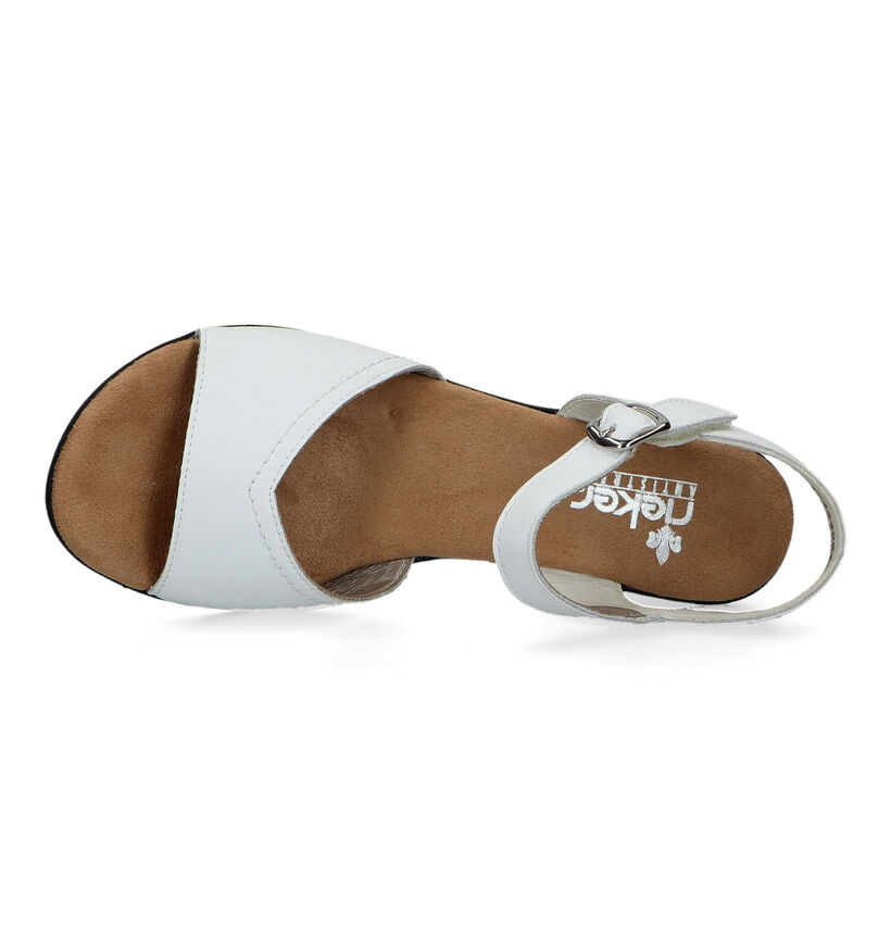 Rieker Witte Sandalen voor dames (323648)