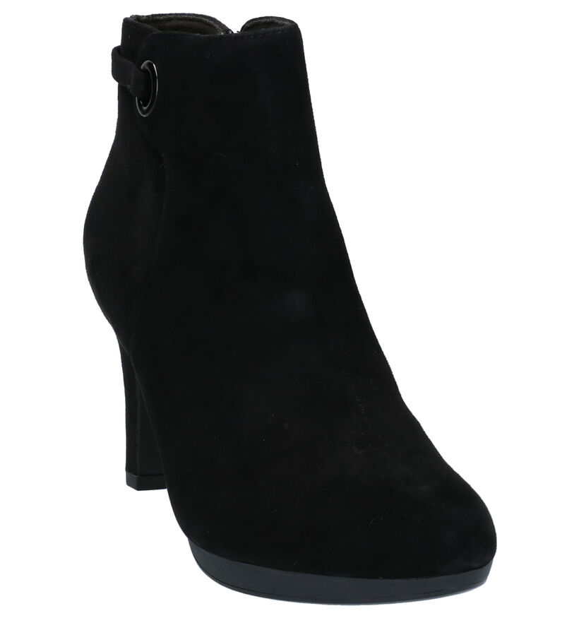 Clarks Adriel Mae Bottillons en Noir en daim (256168)