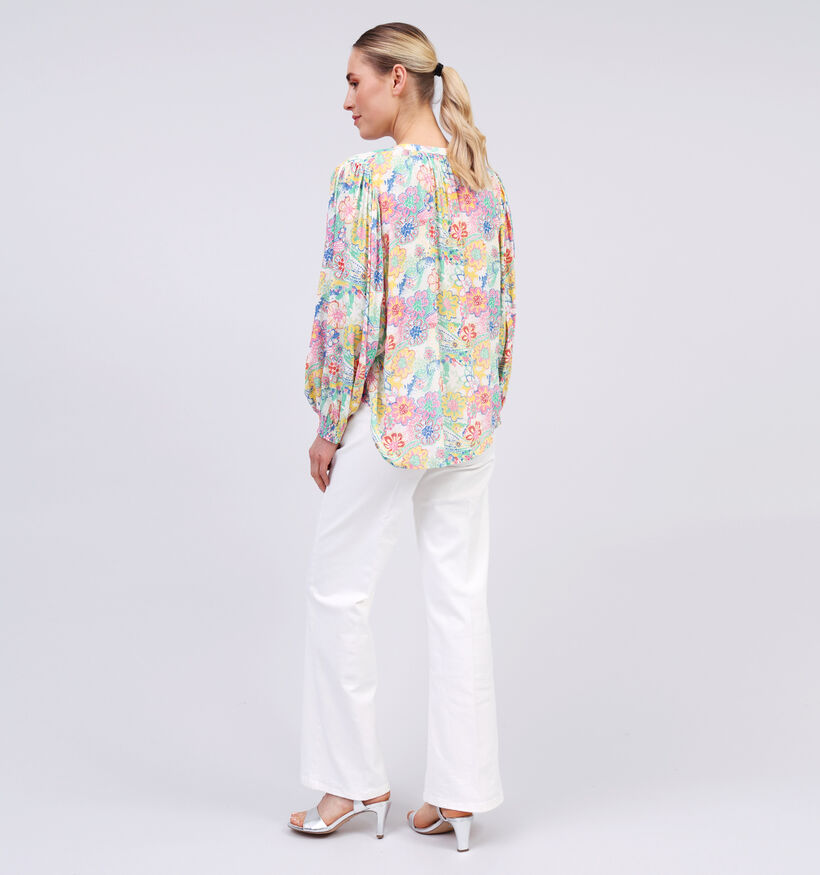 Orfeo Galilee Beige Bloemen Blouse voor dames (358542)
