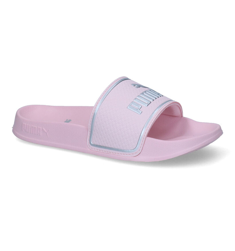 Puma Leadcat Claquettes de picine en Rose pour filles (318773)