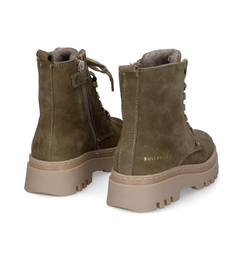 Bullboxer Bottines robustes en Cognac en nubuck (325290)