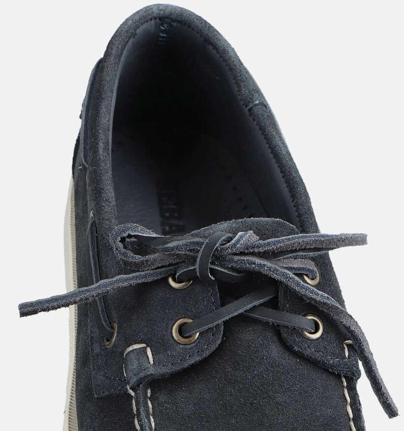 Sebago Dockside Portland Flesh Out Chaussures bateau en Bleu pour hommes (363896)