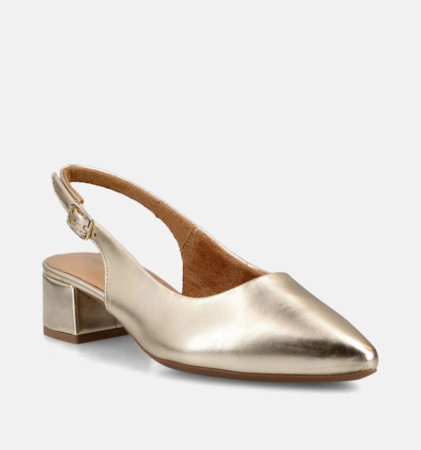 Tamaris Escarpins slingback en Or pour femmes (367690)