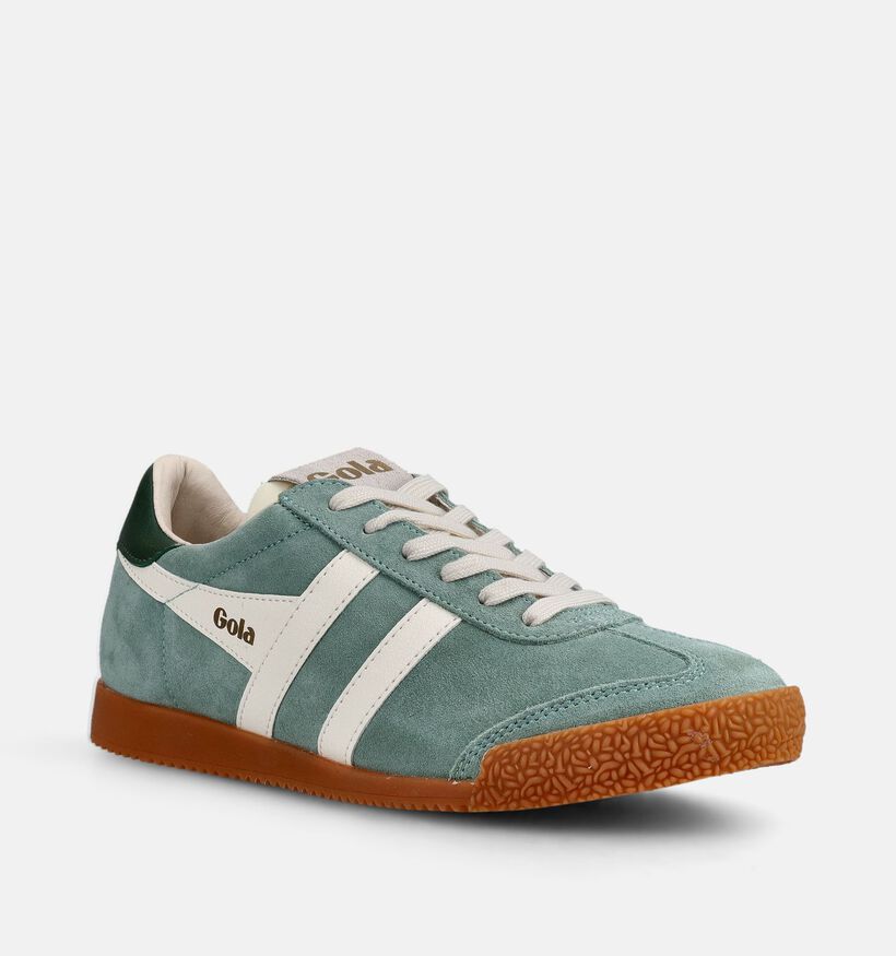 Gola Groene Veterschoenen voor dames (368315) - geschikt voor steunzolen