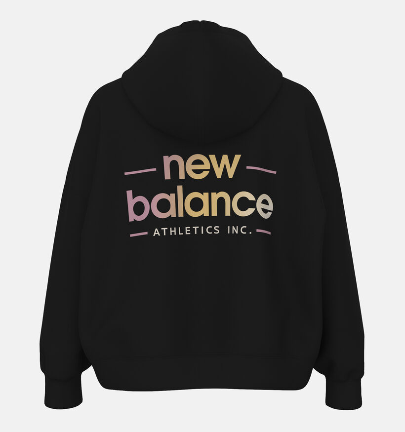New Balance Zwarte Hoodie voor dames (362072)