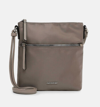 Emily & Noah Crossbody tassen Zwart/Taupe/Blauw
