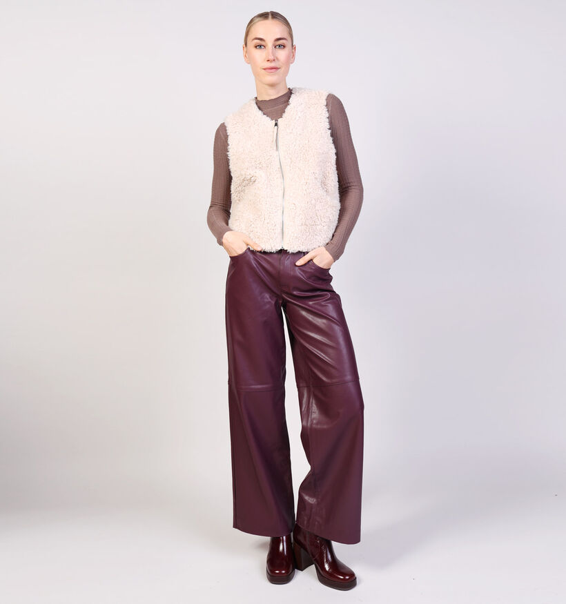 Adoré Ludmila Veste sans manches en Ecru pour femmes (369249)