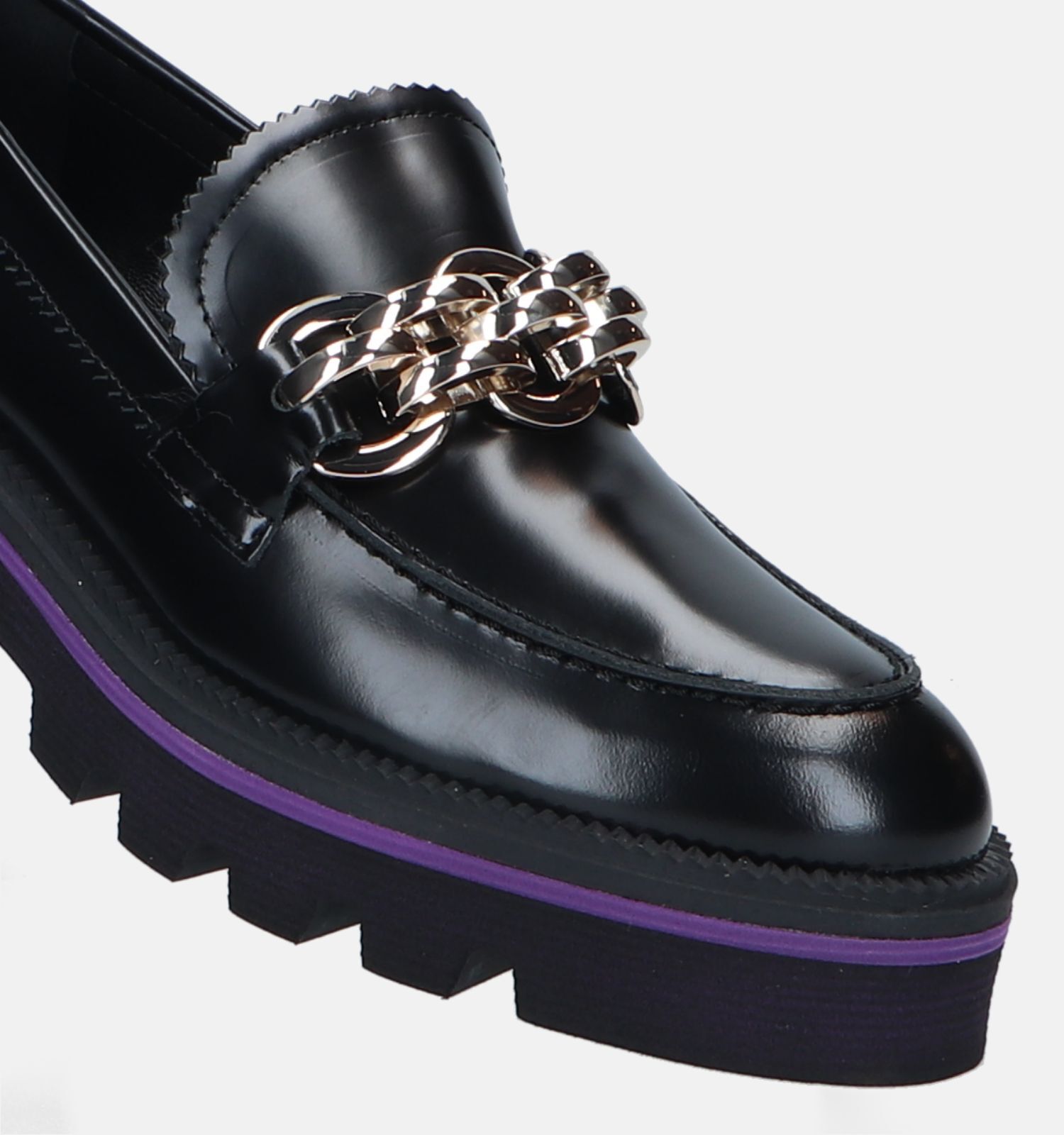 Jhay Zwarte Instappers Dames Lage schoenen Online op TORFS.BE