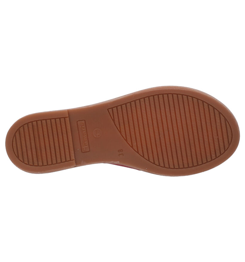 Tamaris TOUCH it Kaki Slippers in leer (270155)