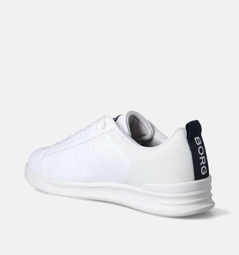 Bjorn Borg Witte Veterschoenen voor heren (352903) - geschikt voor steunzolen