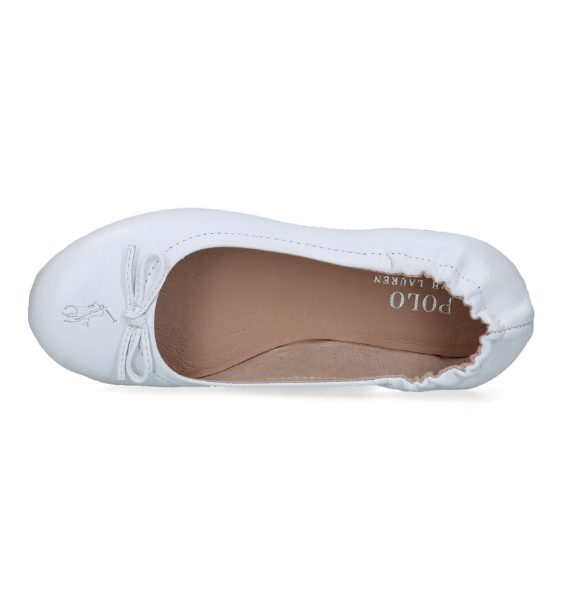 Polo Ralph Lauren Pony Ballet Ballerines en Blanc pour filles (320146)