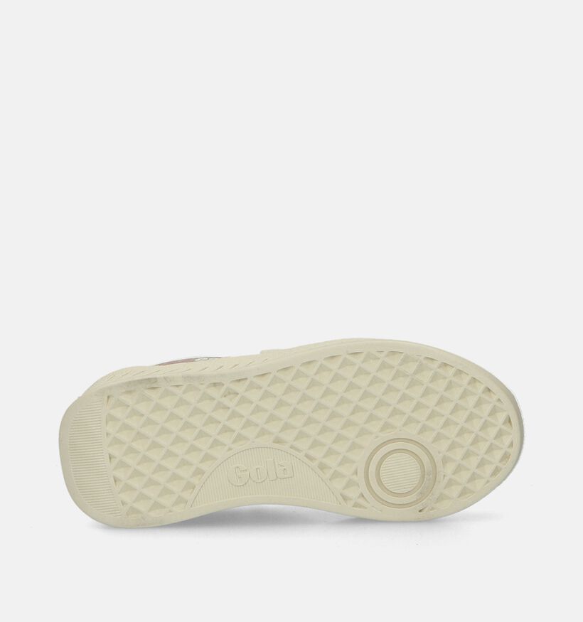 Gola Grandslam Quadrant Strap Witte Sneakers voor meisjes (335713) - geschikt voor steunzolen