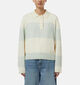 comma Pull en Beige/Bleu pour femmes (372197)