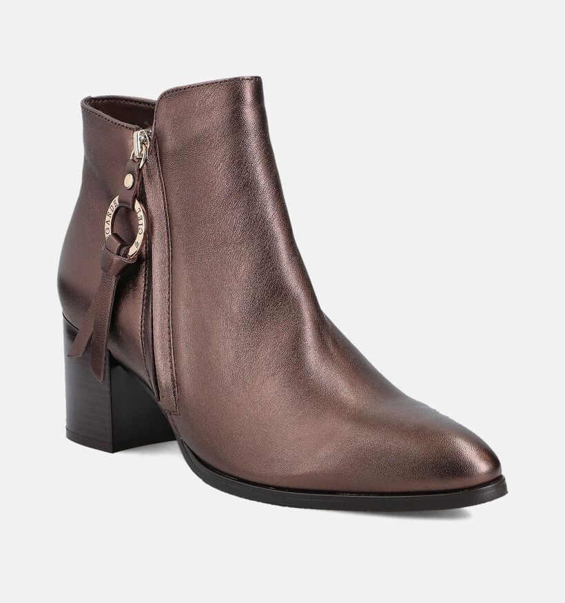 Regarde le Ciel Taylor Bottines à talons en Marron pour femmes (365551)