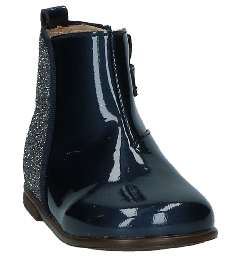 Beberlis Bottes basses en Bleu foncé en simili cuir (230251)