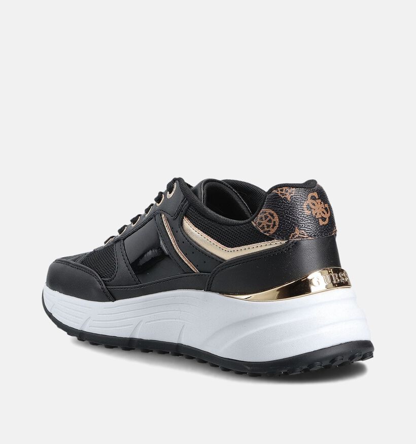 Guess Fonzi Zwarte Sneakers voor dames (359554) - geschikt voor steunzolen