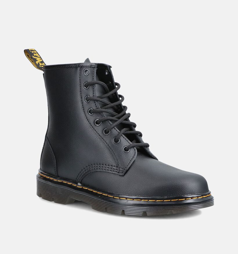Dr. Martens Aprile 8 Eye Zwarte Boots met Veters voor heren (378031) - geschikt voor steunzolen